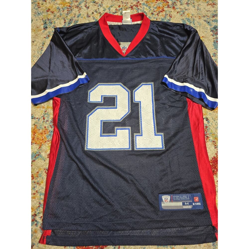 C.J. Spiller Buffalo Bills #21 Navy Blue Reebok Onfield NFL Jersey Size Medium